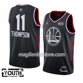 Maglia Golden State Warriors Klay Thompson 11 2019 All-Star Jordan Brand Nero Swingman - Bambino